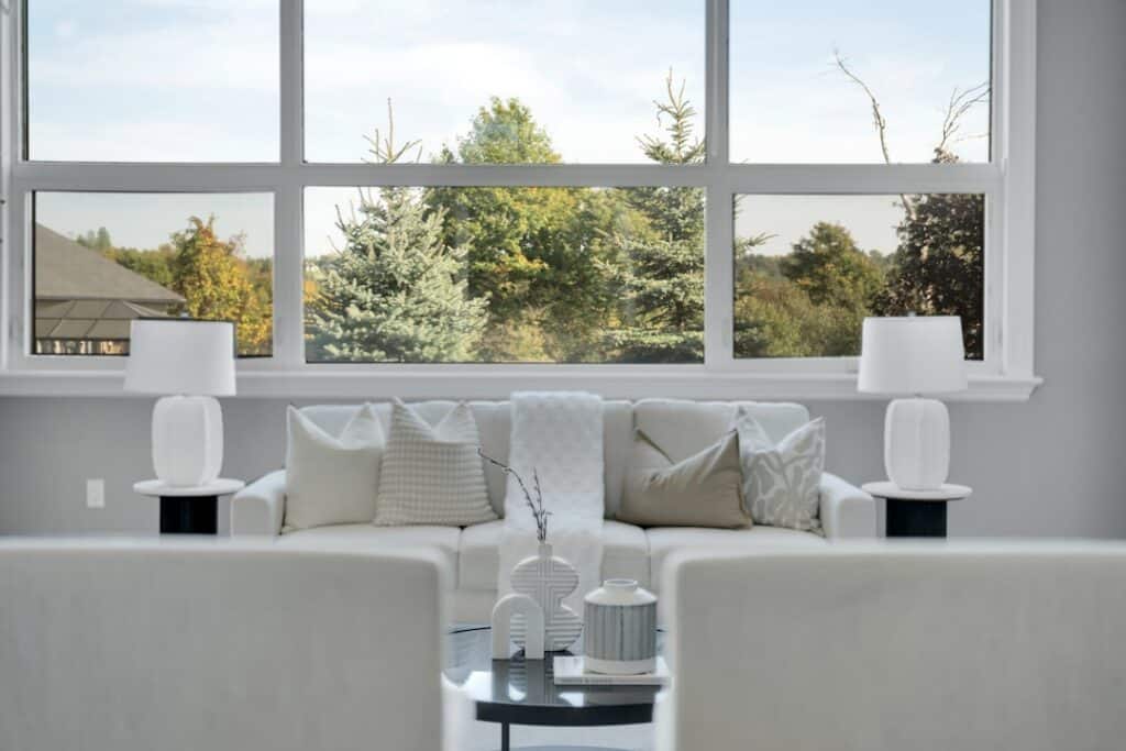 aluminum replacement windows modern home slim frames natural light